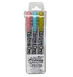 Tim Holtz Distress Pearlescent Crayons Holiday Set #2