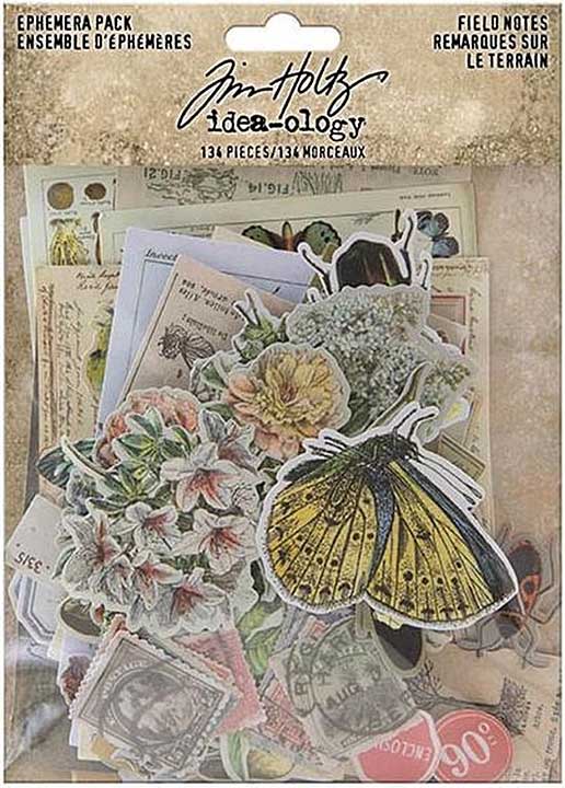 SO: Idea-ology Tim Holtz Field Notes Ephemera Pack