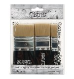 Tim Holtz Distress Collage Brush Assortment 3pk (0.75, 1.25, 1.75 inch)