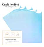 Craft Perfect Gloss Iridescent Mirror Cardstock 8.5x11 - Bejeweled Blue