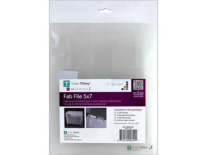 SO: Totally-Tiffany - Fab File Photo Organiser (5 x 7 inch, Medium)