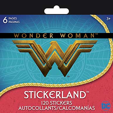 SO: DC Comics Mini Stickerland Pad - Wonder Woman (6 pages)