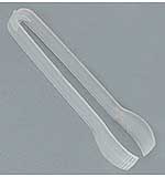 SO: Mini Clear Plastic Tongs 12 pack