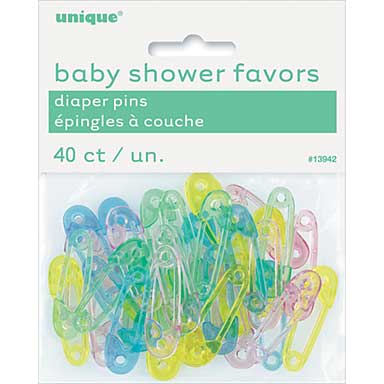 SO: Party Favors 40pk - Assorted Safety Pins
