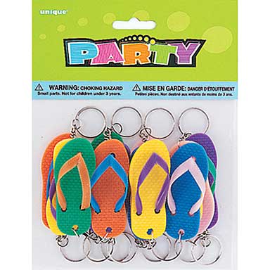 SO: Party Favors - Flip-Flop Key Chains (12pk)