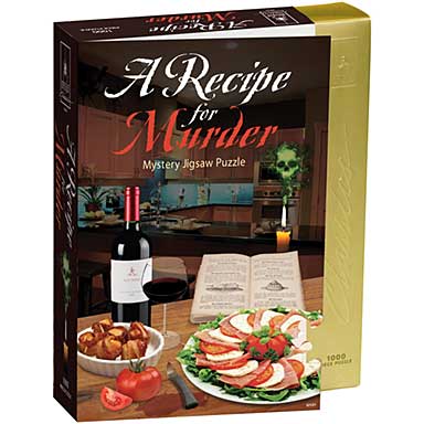 SO: Shaped Jigsaw Puzzle - Recipe For Murder (1000 Pieces 23x29)