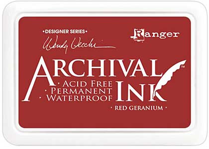SO: Wendy Vecchi Archival Ink Pad - Red Geranium (Designer Series)