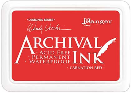 SO: Wendy Vecchi Archival Ink Pad - Carnation Red (Designer Series)