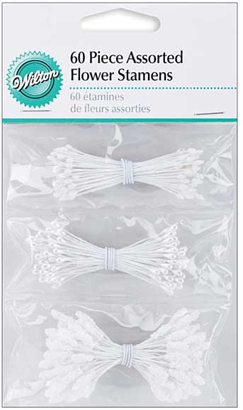 SO: Flower Stamens 2.25 60pk - Satin, Glittery and Realistic