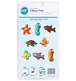 Lollipop Mold - Sea Creatures 5 Cavity (5 Designs)