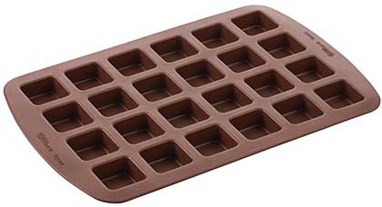 Brownie Pops Silicone Mold - 24 Cavity Bite-Size