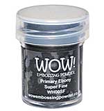 SO: Wow Embossing Powder, Primary Ebony Black, Super Fine, Small 15ml