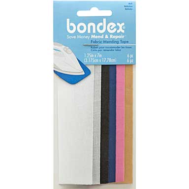 Bondex Iron-On Mending Tape (7 x 1.25 6pk , Multi-colour)