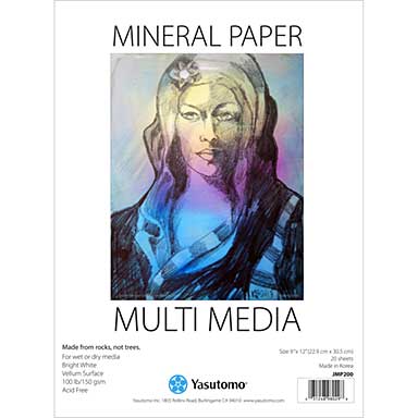 SO: Multi-Media Mineral Paper Pad 9x12, 20 Sheets