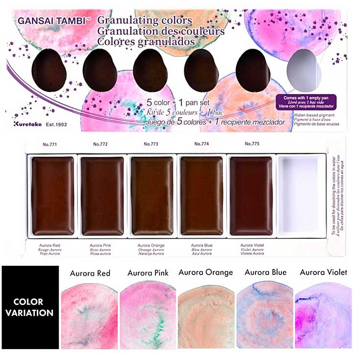 Kuretake Gansai Tambi Granulating Colours #1