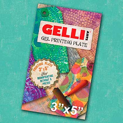 Gelli Arts Gel Printing Plate - 3 x 5 inch