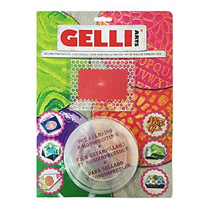 SO: Gelli Arts Round Plate Mini Kit 3 inch