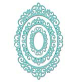 SO: Sweet Dixie Cutting Die Set - Intricate Oval Frames