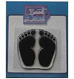 SO: Personal Impressions Tinchies - Baby Feet - Footprints Clear Stamp