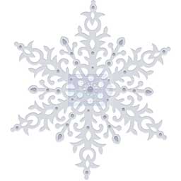 Large Snowflake Cutting Die by Sweet Dixie Crafting Seasonal Winter 