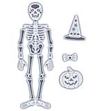 SO: Sweet Dixie Halloween - Poseable Skeleton (4 Dies)