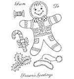 Gingerbread Man (Sweet Dixie Clear Stamp Set)