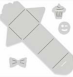 Sweet Dixie Party Time Mini Notes die set