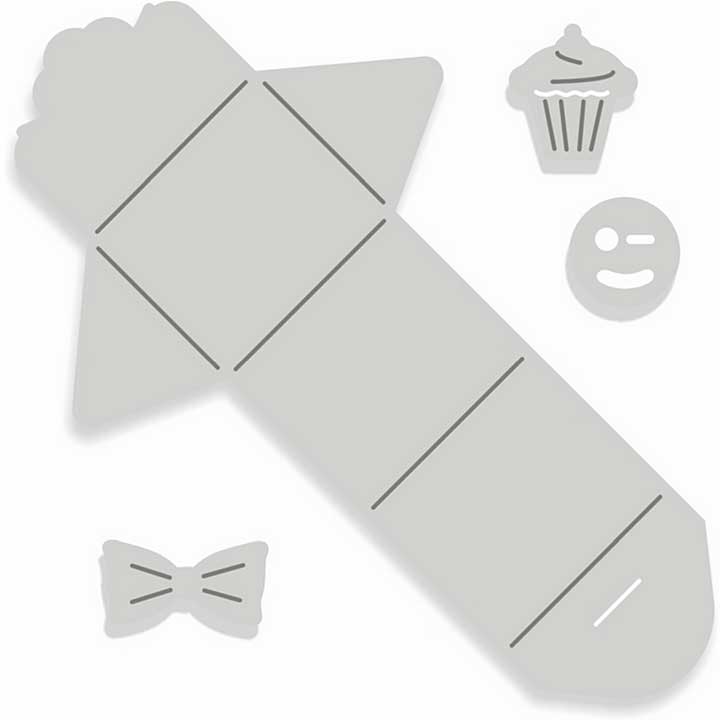 Sweet Dixie Party Time Mini Notes die set