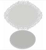 Sweet Dixie Oval Floral Nesting die set by Sharon Callis