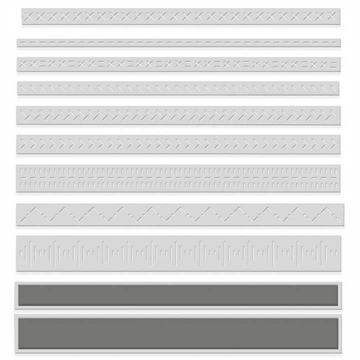 Sweet Dixie Stitches Borders die set