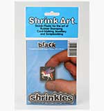 SO: Shrink Art - A6 Roughened Shrink Plastic - Black (6 pk)