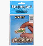Shrink Art - A6 Roughened Shrink Plastic - Cream (6 pk)