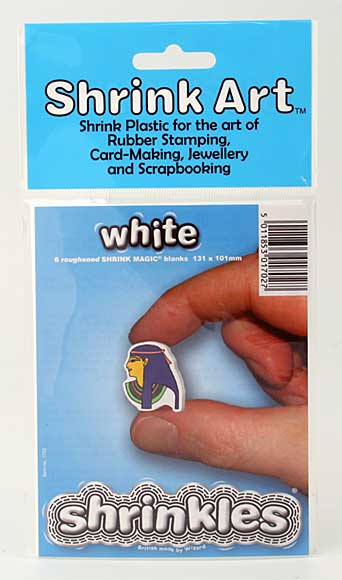 SO: Shrink Art - A6 White Shrink Plastic (6 Sheets)