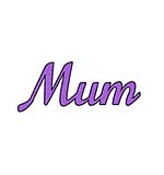 Presscut Cutting Die - Mum