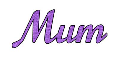 Presscut Cutting Die - Mum