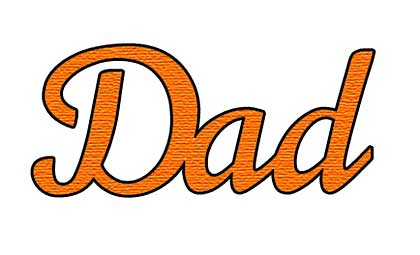 Presscut Cutting Die - Dad