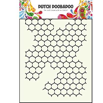 SO: Dutch Doobadoo Mask Art stencil - Chicken Wire A5