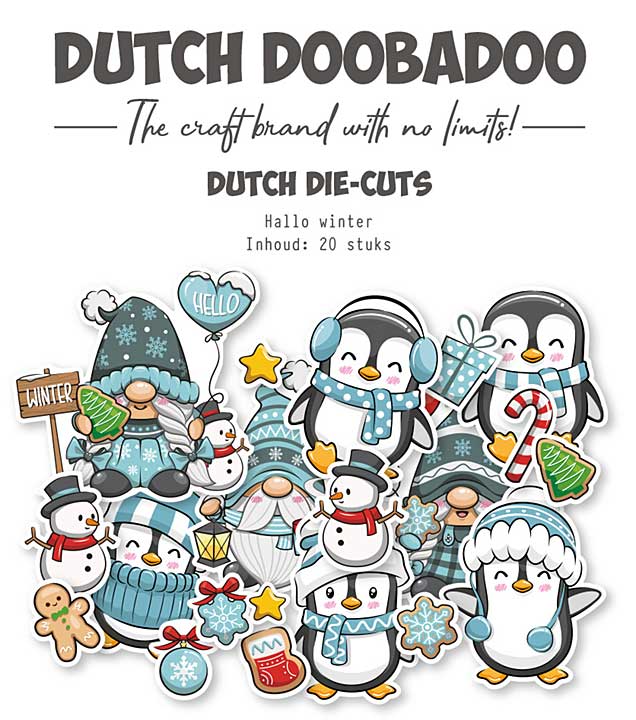 Dutch Doobadoo Dutch Die-Cuts Hallo Winter (20pcs)