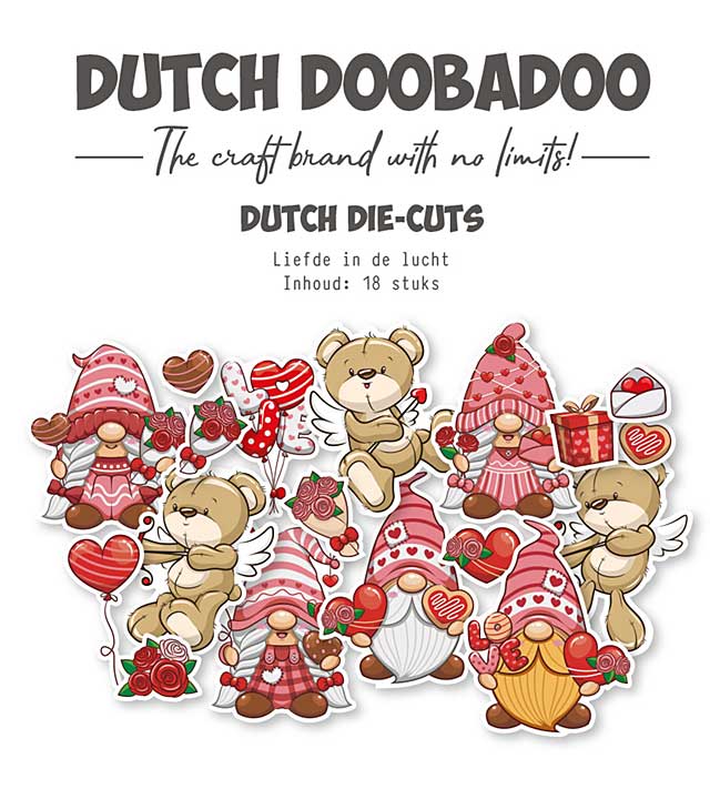 SO: Dutch Doobadoo Dutch Die-Cuts Liefde in de Lucht (18pcs) (474.007.052)