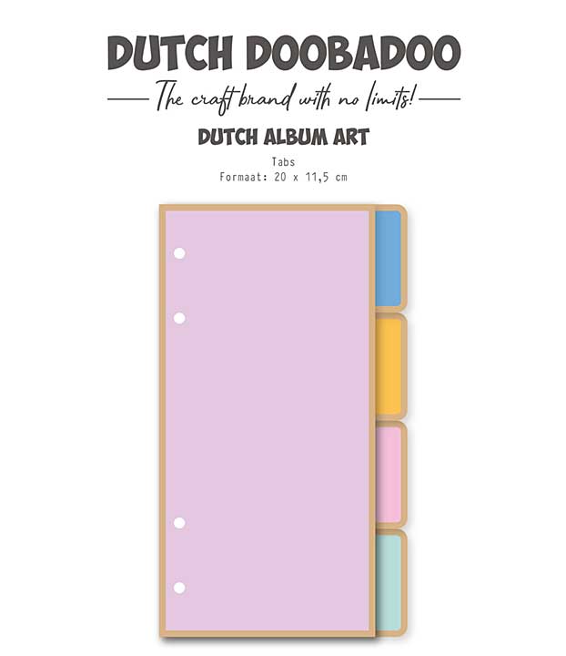 Dutch Doobadoo Happy Easter Album Art Tabs (5pcs)