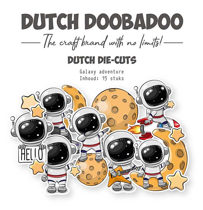 Dutch Doobadoo Outer Space Die-Cuts A7 Galaxy Adventure (15pcs)