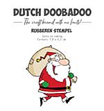 Dutch Doobadoo Rubber Stamp Santa Is Coming