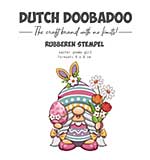 Dutch Doobadoo Rubber Stamp Easter Gnome Girl