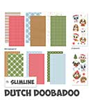 Dutch Doobadoo Crafty Paper Slimline Xmas Dogs