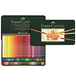 Faber Castell - 120 Polychromos Colour Pencil Crayons in Metal Box