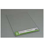 CraftEmotions - Replacement B Plate Compatible with Cuttlebug Machine (Single Plate, 3mm, Clear)