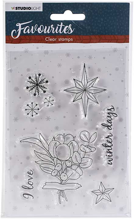 SO: Studio Light Winters Favourites Clear Stamps - NR. 505