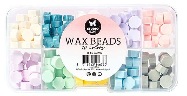 Studio Light Wax Beads Pastels 10x7g (SL-ES-WAX03)