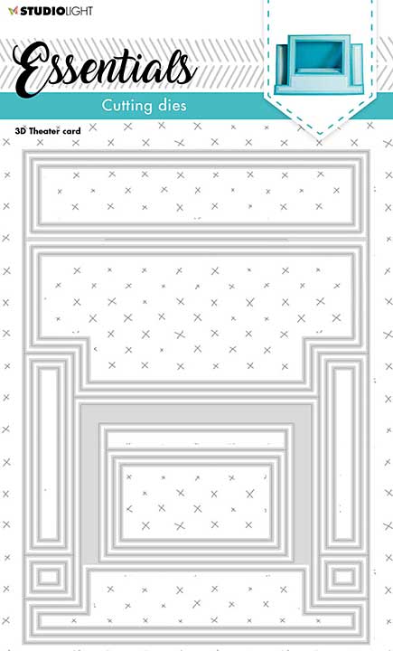 Studio Light Cutting Die 3D Theater Card Essentials