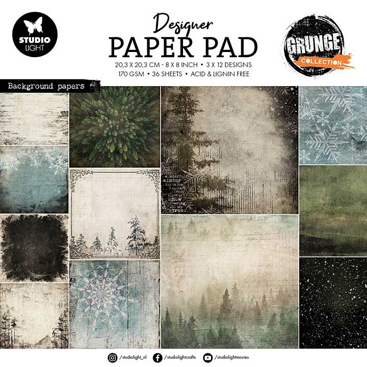 Studio Light Background Papers Grunge Design Paper Pad